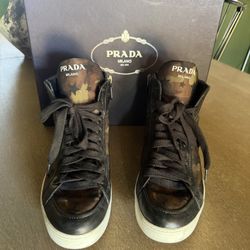 PRADA High Top Sneakers 