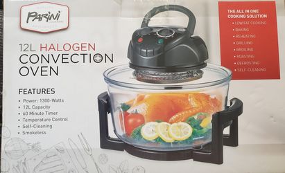 Parini 12L Halogen Convection Oven. New