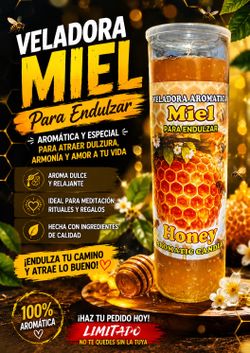 🍯🕯️ Veladoras de Miel Preparadas — ¡También las prendemos por ti
