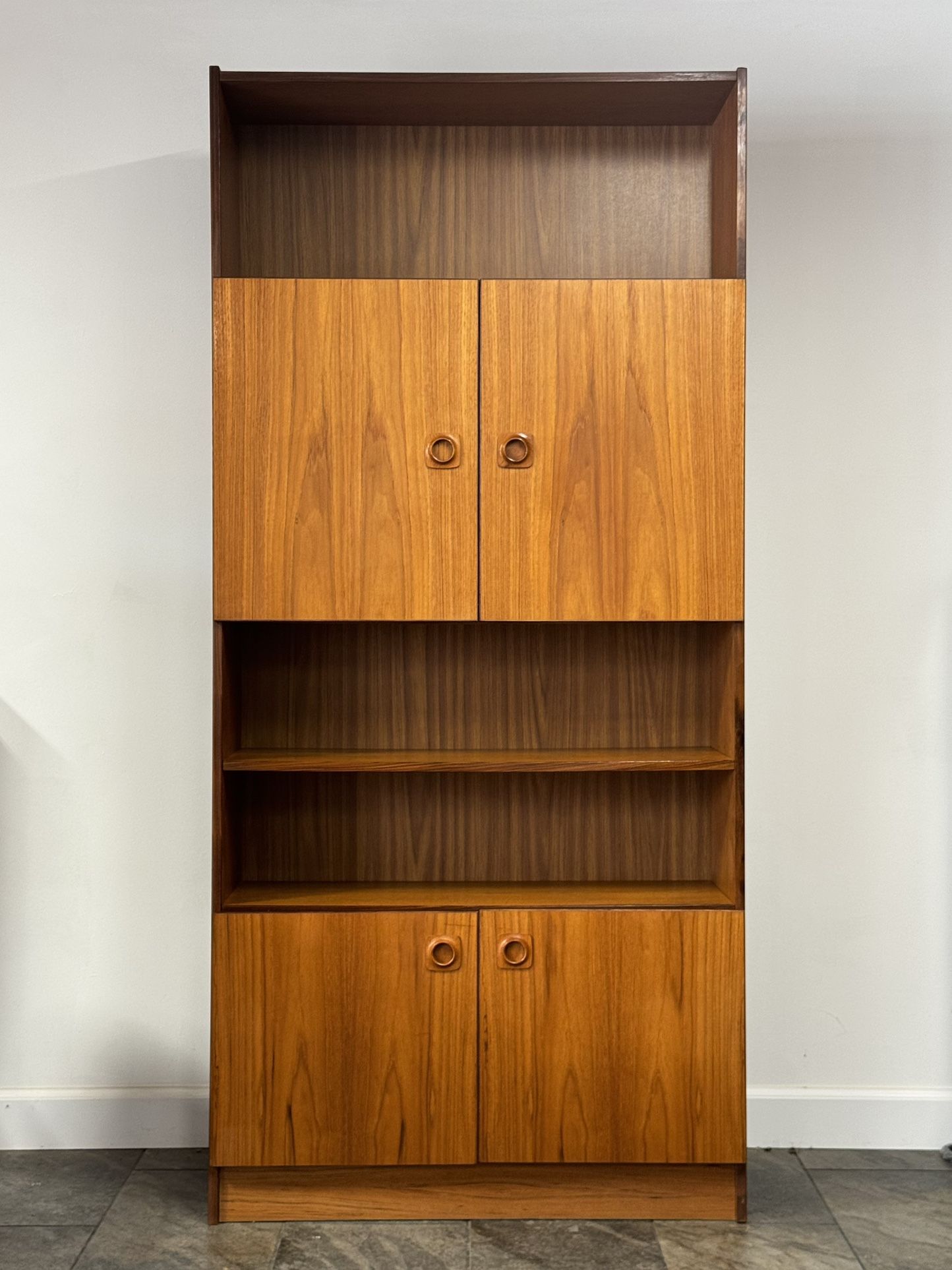Vintage Danish Teak Cabinet/Bookshelf, 1960s