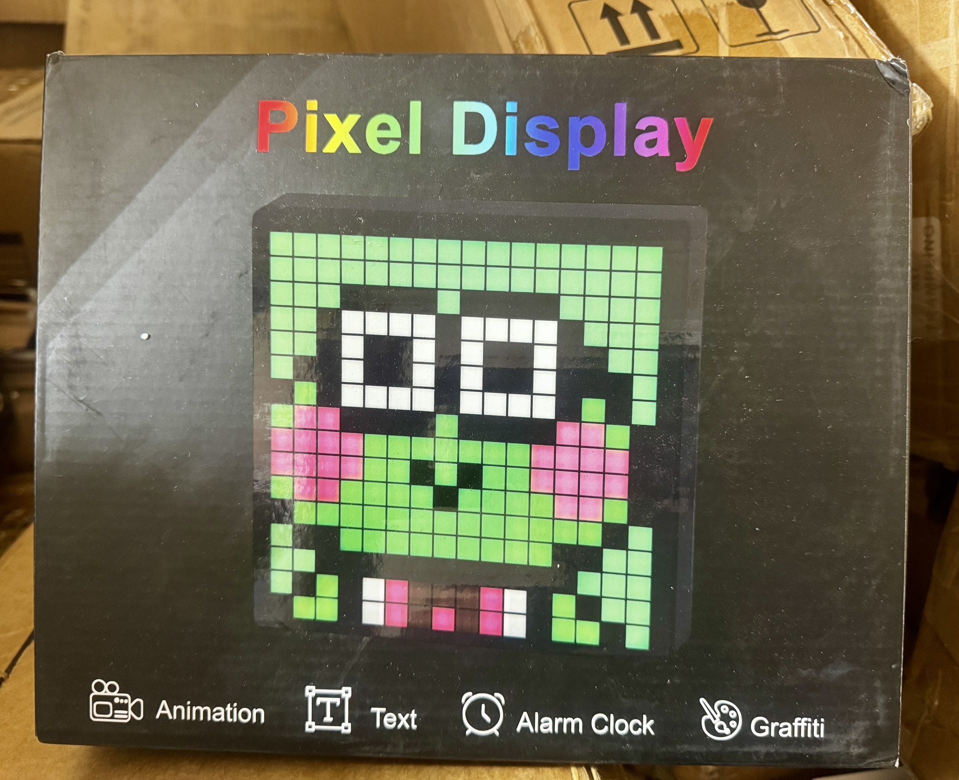 Digital Picture Frame Pixel, App control Pixel Frame with LED Lights, Customizable Styles and Animations Pixel Display Screen for Room Decoration,Gami