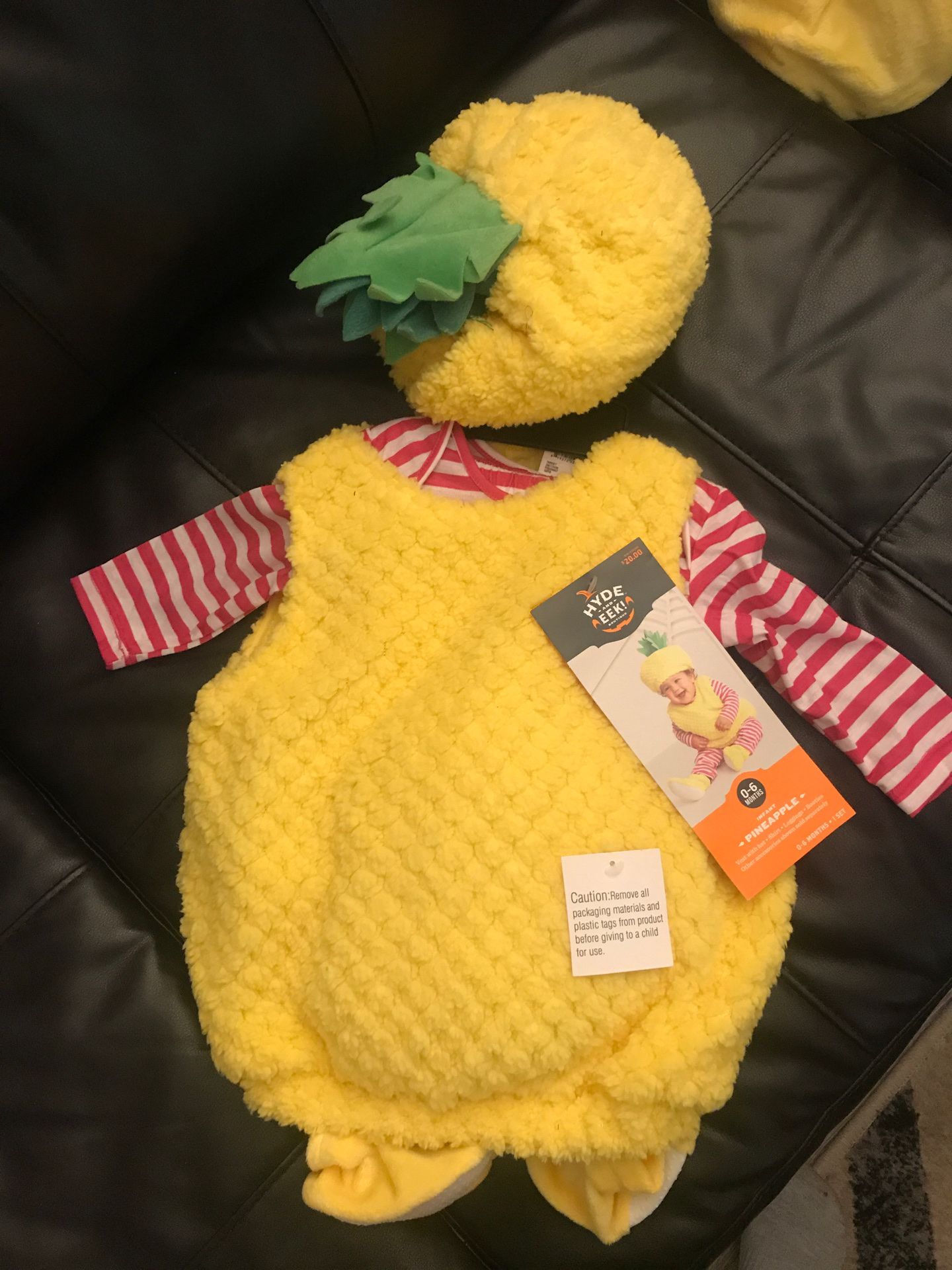 NEW PINEAPPLE COSTUME INFANT 0-6 months