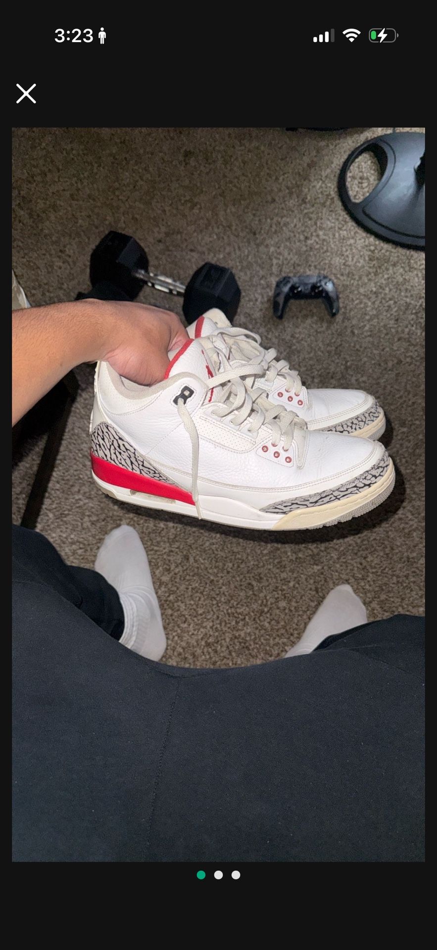 Jordan 3 Retro Size 10 Hall Of Fame