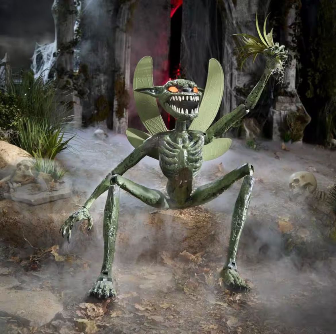 Home Depot 3-Pack 5 ft. Grave & Bones LED Ultraposeable Evil Pixie