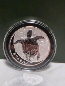 1 oz Silver Turtle Coin