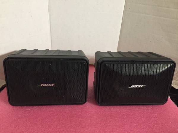 SET OF 2 BOSE MODEL 101 MUSIC MONITOR STEREO OUTDOOR/INDOOR SPEAKERS