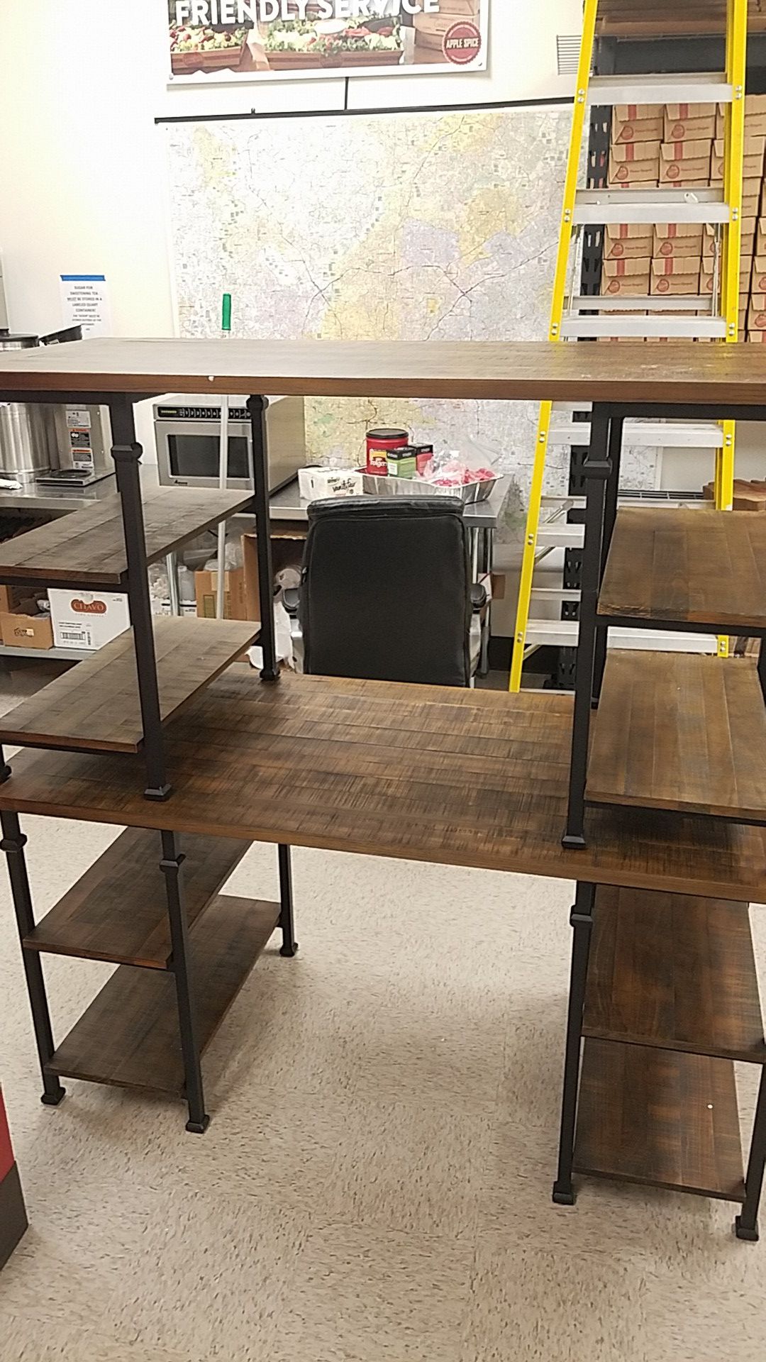 Two Wood Desks