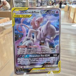 Mewtwo & Mew GX SM191 Pokémon Card LP