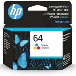 Brand New In Sealed Box HP 64 Tri-Color Ink