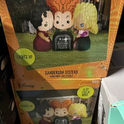 🔥Sanderson Sisters 5’ RIP Emily Binx Disney Hocus Pocus 22 Halloween Inflatable