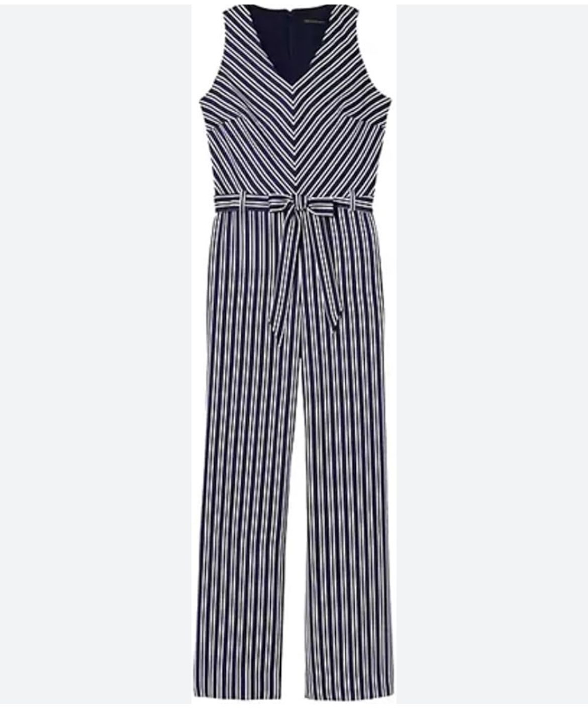 Banana Republic Striped Jumpsuit, Size 0