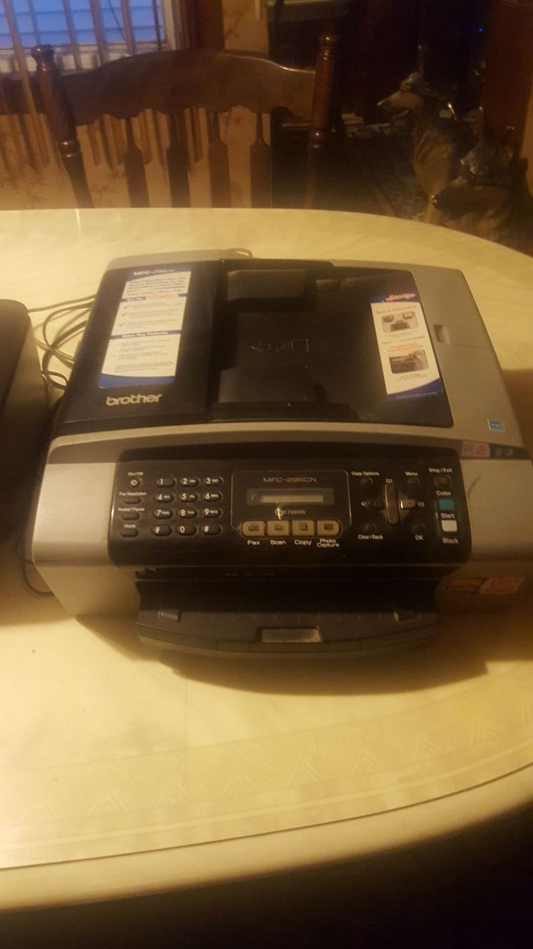 This is a fax machine plus printer with extra ink cartridge