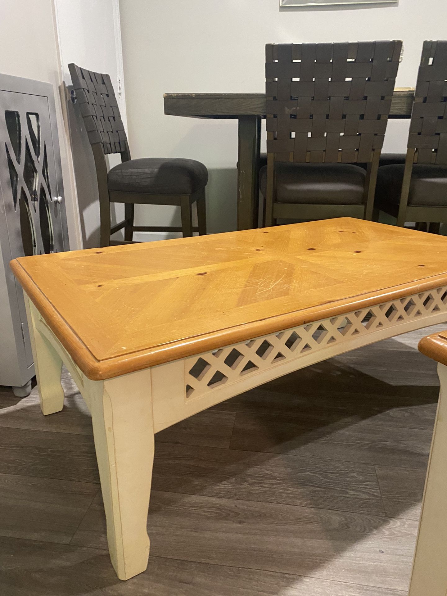 Coffee Table & 2 End Tables Real Wood