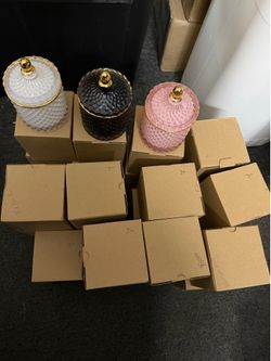 Glass candle jars