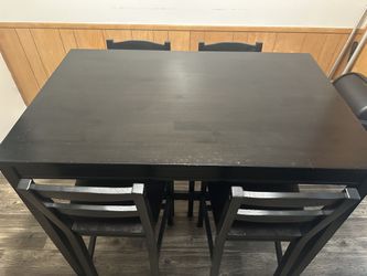IKEA HÄGERNÄS Bar table and 4 bar stools