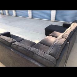 dark grey sectional