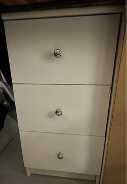 Small white nightstand/dresser for sale