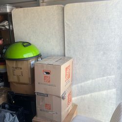 Two twin box springs