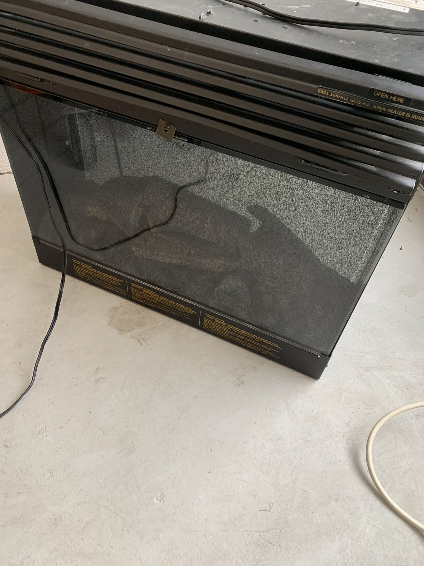 Grill Fireplace Space Heater