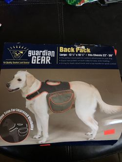 Dog back pack