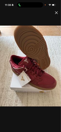 New authentic NIKE DUNK LOW KOBE PROTRO TEAM RED Lower Merion Size 11.5, not LeBron, Luka, jordan