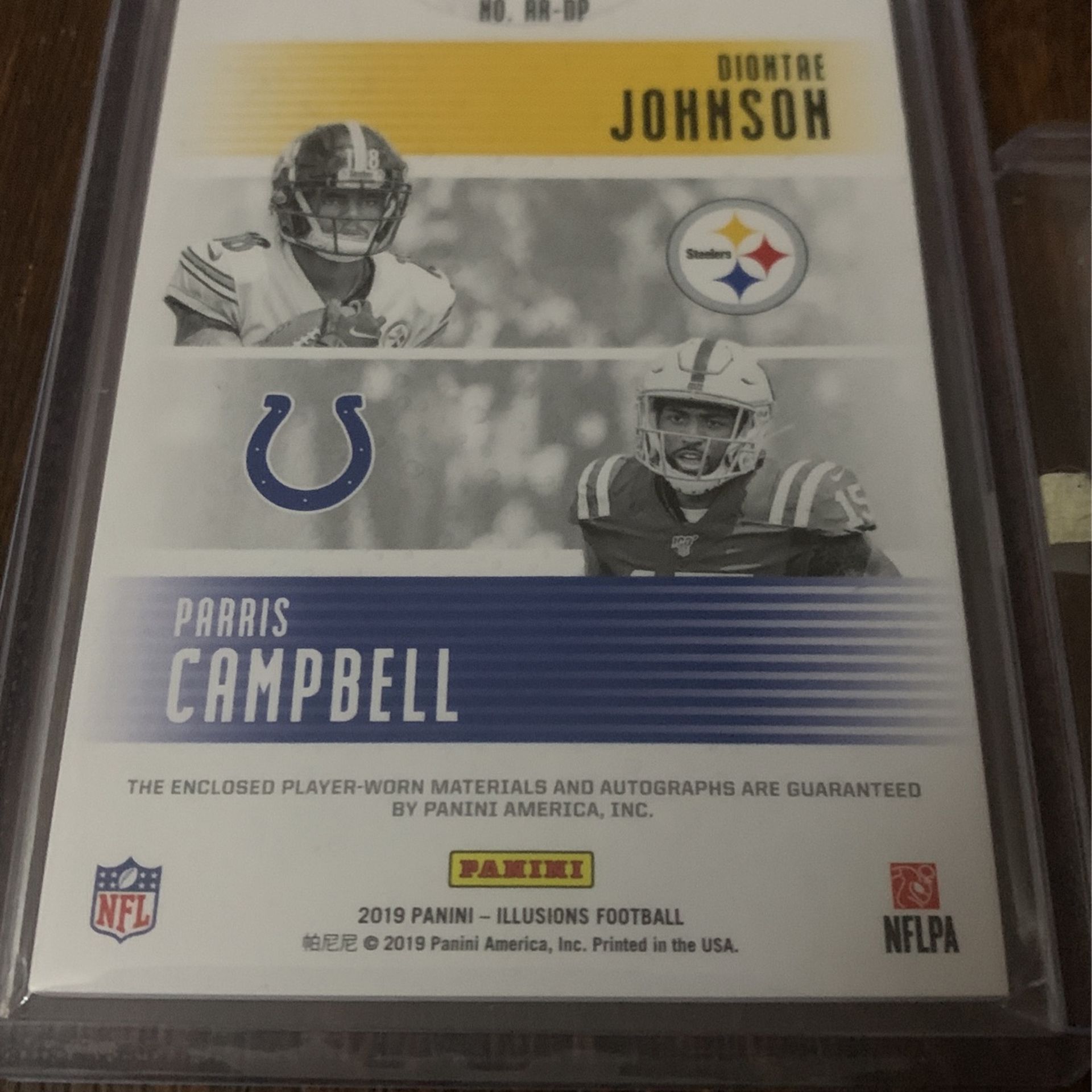 Autographed Panini Football Cards
