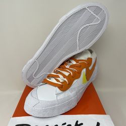 Nike Sacai Blazer Low Magma Orange Size 9