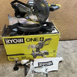 RYOBI ONE+ 18V Cordless 7-1/4 in. Compound Miter Saw (Tool Only)