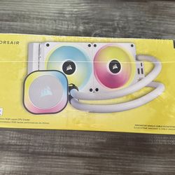 Corsair iCUE LINK H100i RGB 240mm AIO Liquid CPU Cooler – White – NEW
