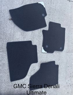 GMC Sierra Denali Ultimate floor mats. OEM