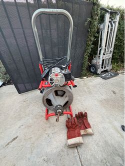 Ridgid k-400 t3 drain cleaning snake machine