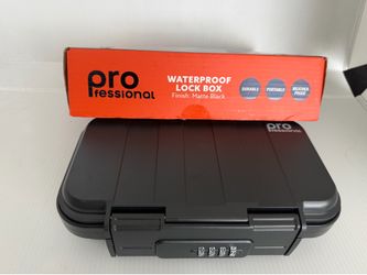 Professional waterproof lock box portable