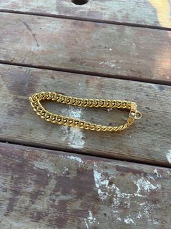 Gold Cuban Link Dog Collar/Chain – 13.8 in