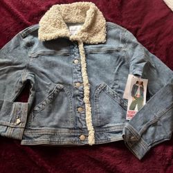 Teddy Fleece Denim Jacket 