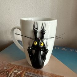 3D Black Cat Coffee Mug 