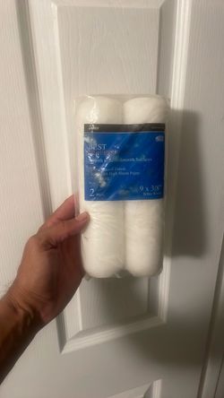 Linzer 9x3/8" White Woven Paint Roller Covers 2-Pack