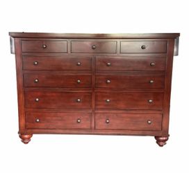Restoration Hardware Cedar Lined Eleven Drawer Mahogany Finish