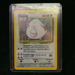 Chansey Holo Base Set