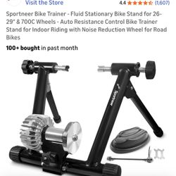 Stationary bike trainer