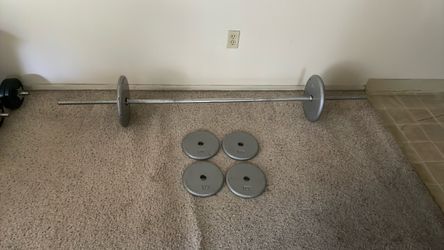 Weight plates and bar