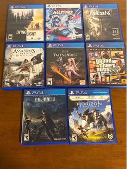 PS4 games $10 each