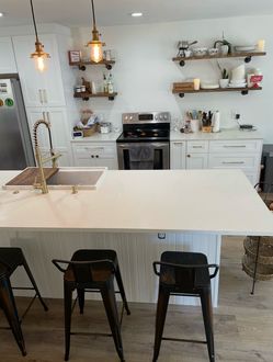4 Rustic Floating Shelves
