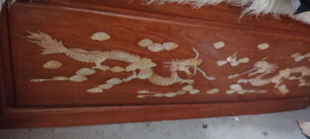 Mother Of f Pearl inlaid Cedar chest