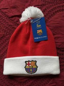 OFFICIAL FC BARCELONA , BEANIE , 100% ACRYLC