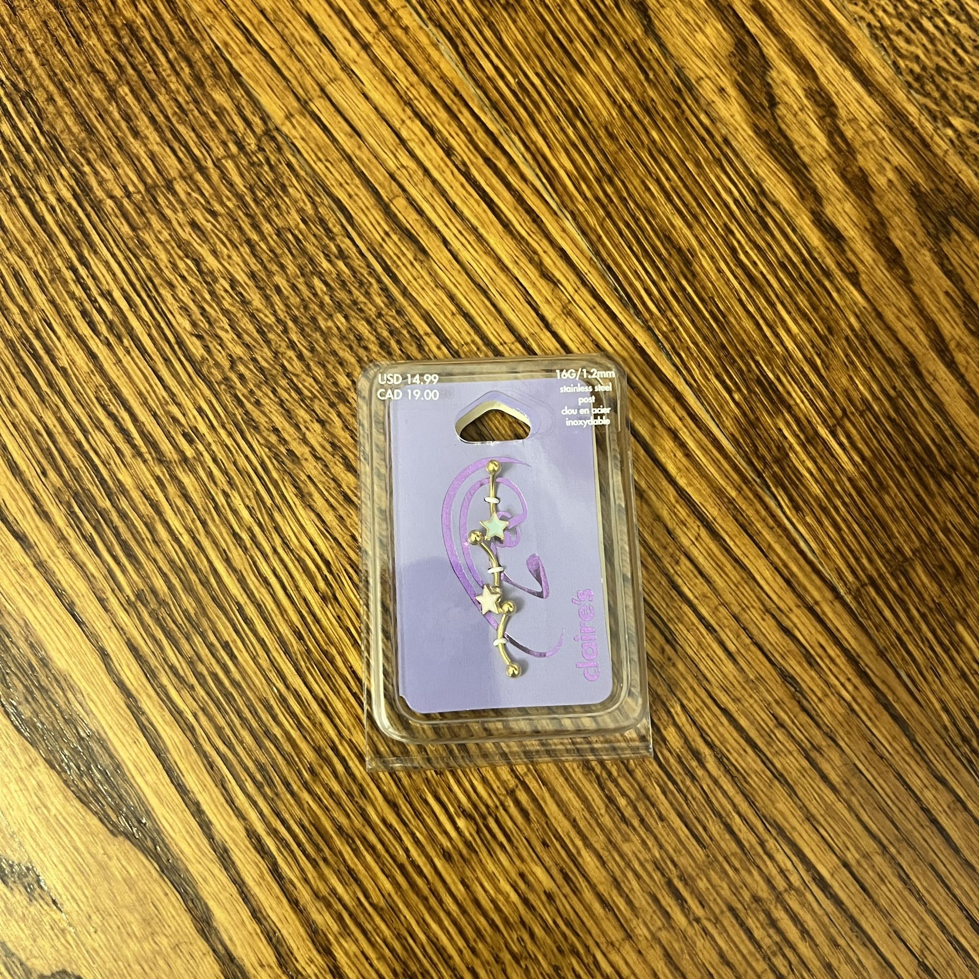 Claire’s Sensitive Solutions 16G Stainless Steel earring trio