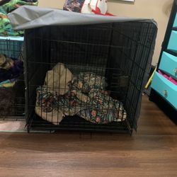 XL Dog Kennel With Kennel Cover 