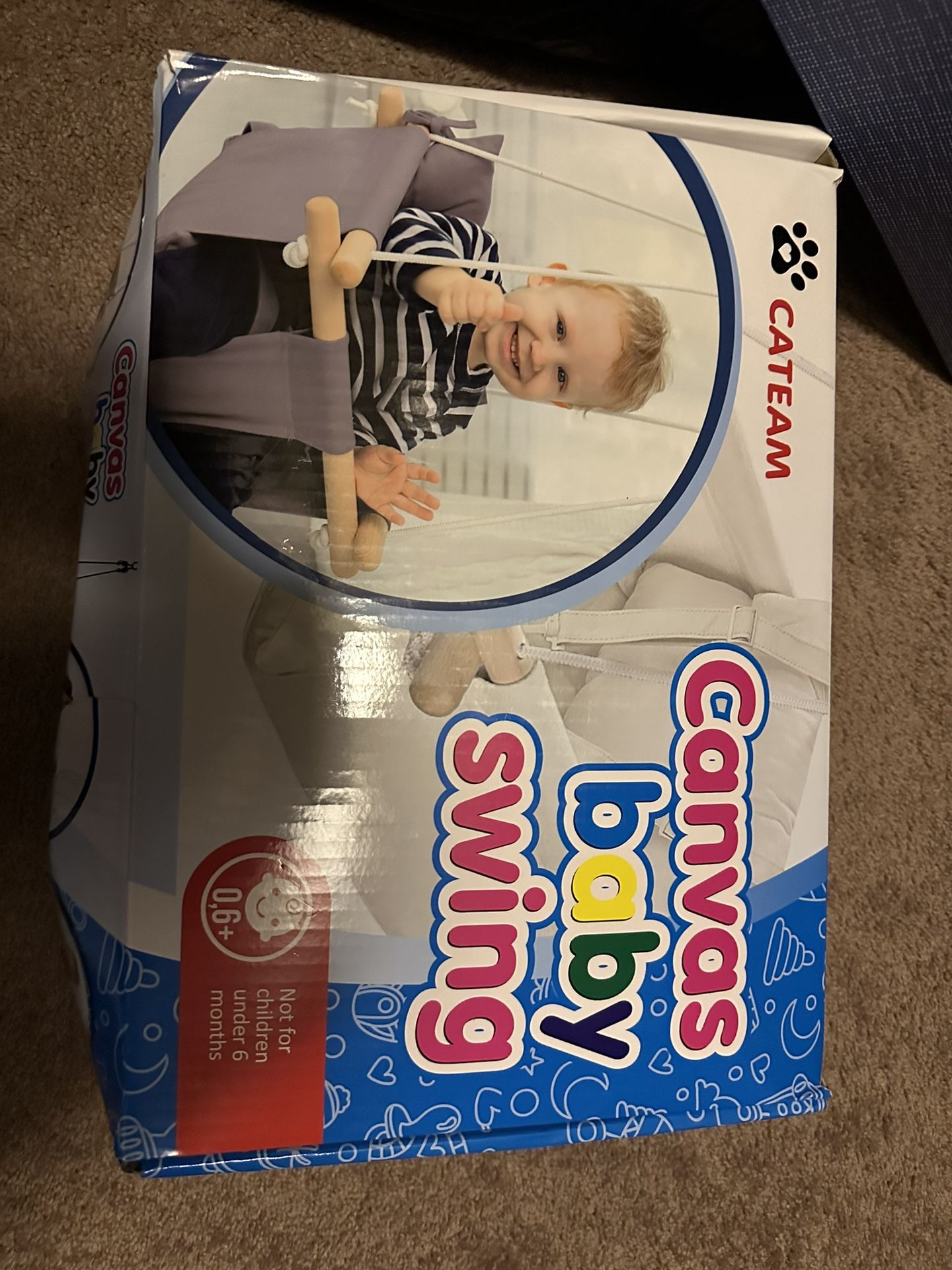 Canvas Indoor Baby Swing