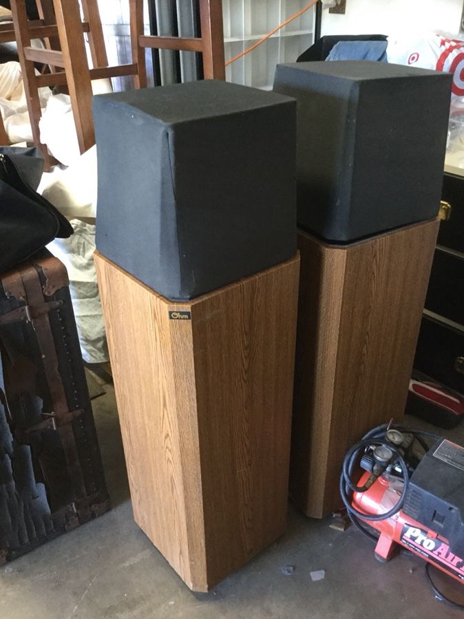 Ohm frs-11 Walsh speakers
