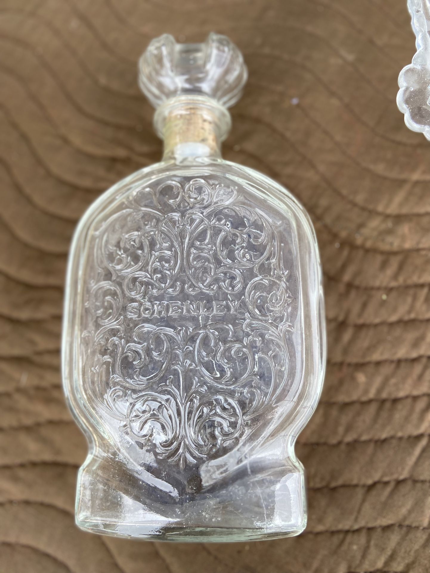 Glass Old Liquor Bottle