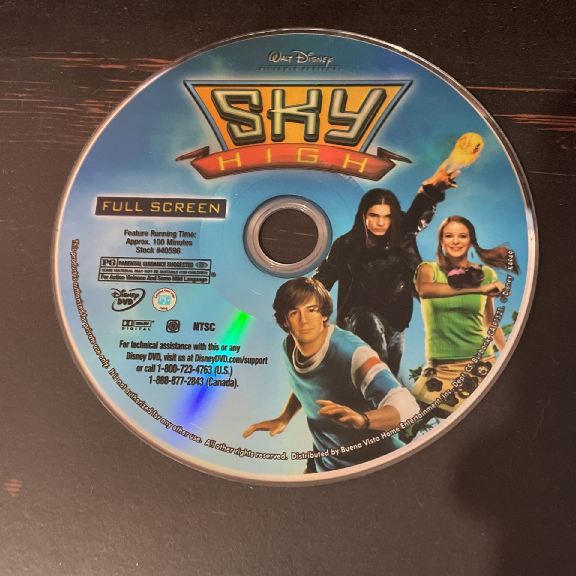 Sky High DVD